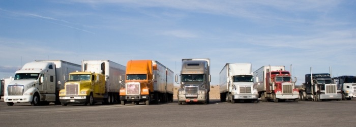 image of various diesel trucks
