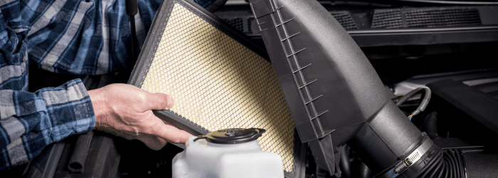 engine air filter replacement
