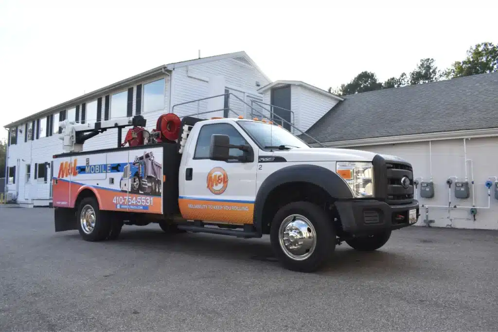 image of mobile service truck roadside service
