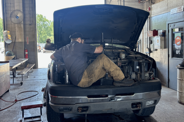 image of light duty truck maryland state inspection ben j